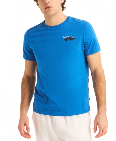 Nautica Shark Week X  Men's Classic-fit Back Graphic T-shirt In Star Sapphire