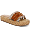 Circus Ny By Sam Edelman Wyatt Ribbon Platform Slide Sandals In Natural Multi