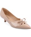 Journee Collection Lutana Kitten Heel Pump In Nude