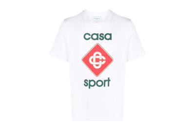 Pre-owned Casablanca Casa Sport T-shirt White
