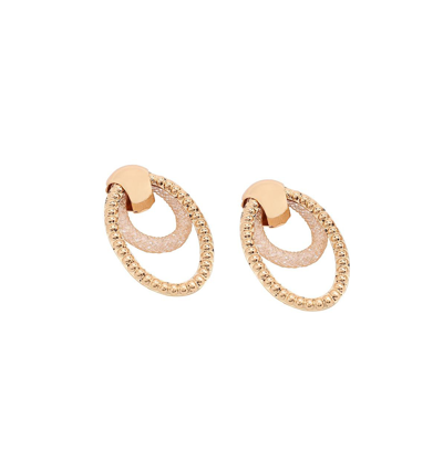 Sohi Women's Wrap Drop Earrings In Gold
