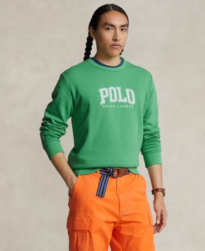 Polo Ralph Lauren Men's Logo Fleece Sweatshirt In Green