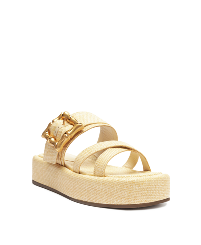 Schutz Women's Lola Flatform Sandals In Beige