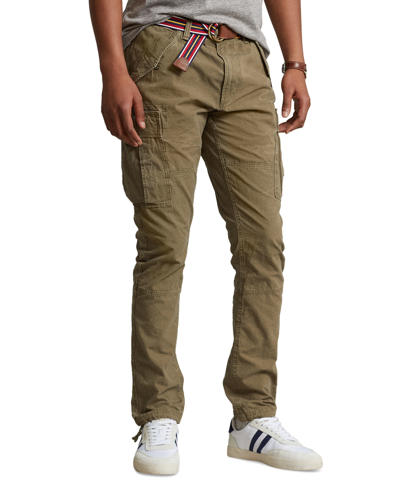 Polo Ralph Lauren Men's Slim Fit Canvas Cargo Pants In British Olive