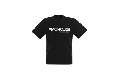 Pre-owned Moncler Grenoble Logo T-shirt Black