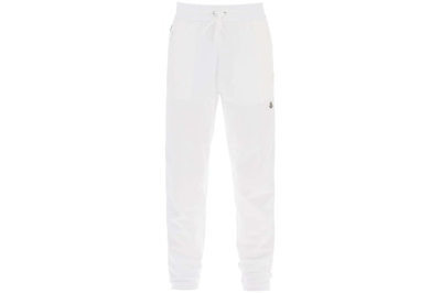 Pre-owned Moncler X Fragment Hiroshi Fujiwara Jersey Jogging Pants White
