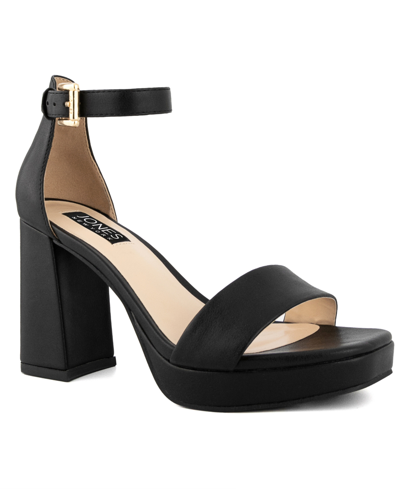 Jones New York Women's Toren Block Heel Platform Sandals In Black