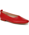 Franco Sarto Vana Womens Ballet Flats In Cherry Red Leather