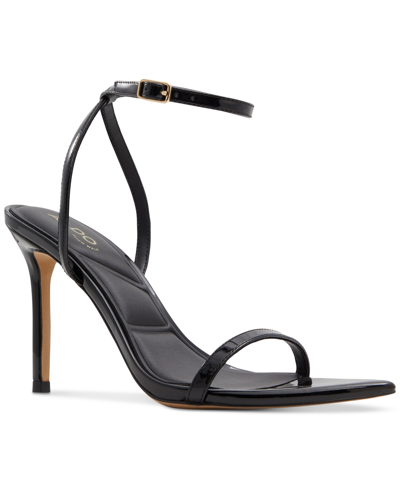 Aldo Women's Tulipa Ankle-strap Stiletto Dress Sandals In Black Patent