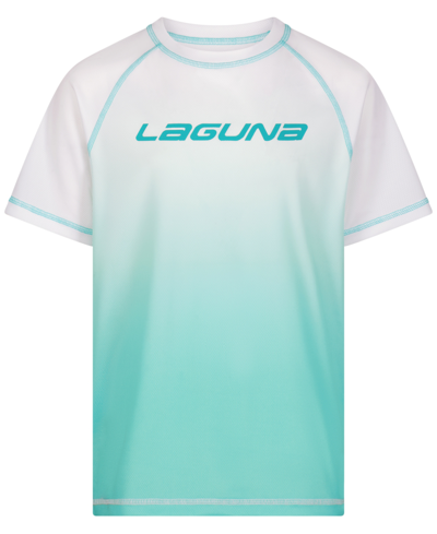 Laguna Kids' Big Boys Ombre Spark Short Sleeve Sun T-shirt In Cockatoo