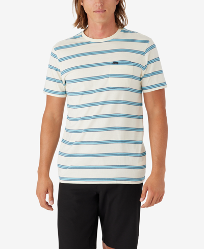 O'neill Men's Smasher Standard Fit T-shirt In Cream