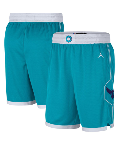 Jordan Men's  Teal 2019/20 Charlotte Hornets Icon Edition Swingman Shorts