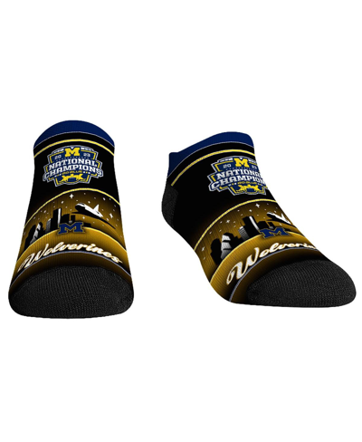 Rock 'em Men's And Women's  Socks Navy Michigan Wolverines College Football Playoff 2023 National Cha