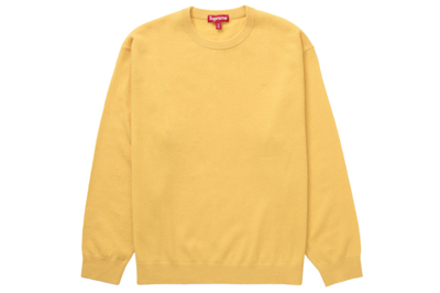 Pre-owned Supreme Cashmere Sweater Yellow