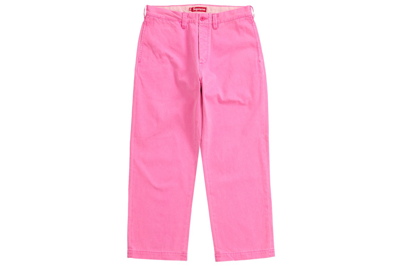 Pre-owned Supreme Chino Pant (ss24) Pink