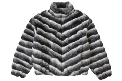 Pre-owned Supreme Faux Fur Jacket Black