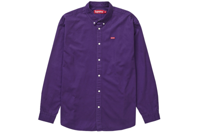 Pre-owned Supreme Small Box Shirt (ss24) Purple