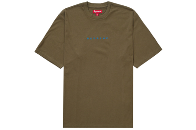 Pre-owned Supreme University S/s Top (ss24) Brown