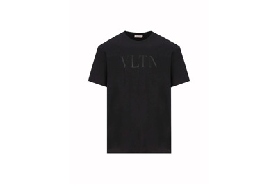 Pre-owned Valentino Vltn Logo T-shirt Black