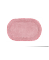 Home Weavers Double Ruffle Bath Rug Bedding In Pink