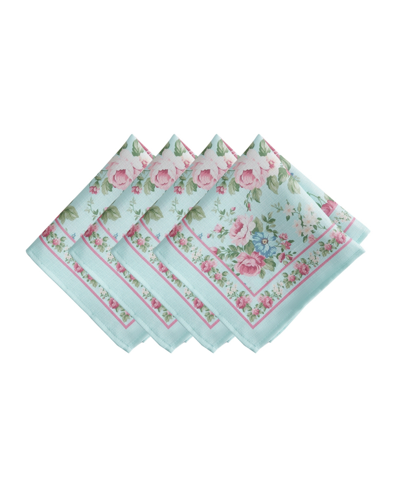 Elrene Vintage-like Floral Garden Napkins, Set Of 4 In Multi