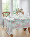 ELRENE VINTAGE-LIKE FLORAL GARDEN TABLECLOTH, 52" X 70" RECTANGLE