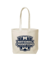 INDIGO FALLS WOMEN'S MICHIGAN WOLVERINES COLLEGE FOOTBALL PLAYOFF 2023 NATIONAL CHAMPIONS DAILY GRIND TOTE BAG