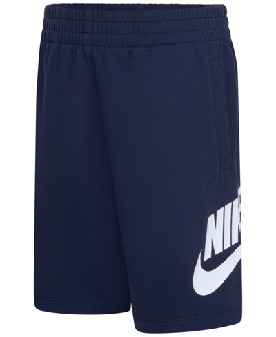 Nike Kids' Toddler Boys Futura Logo Shorts In Midnight Navy