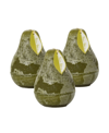 VANCE KITIRA 4.5" PEAR CANDLES KIT, SET OF 3