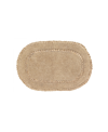 Home Weavers Double Ruffle Bath Rug, 24" X 40" In Linen