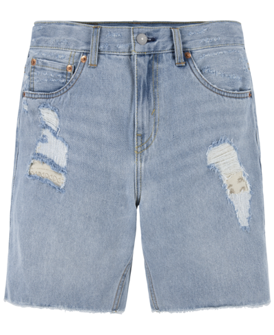 Levi's Kids' Big Boys Destructed Slim Shorts In Rough Patch