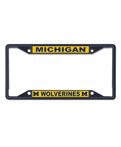 Wincraft Green Bay Packers Chrome Color License Plate Frame In Navy