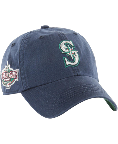 47 Brand Men's ' Navy Seattle Mariners Sure Shot Classic Franchise Fitted Hat