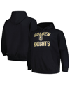 PROFILE MEN'S PROFILE BLACK VEGAS GOLDEN KNIGHTS BIG AND TALL ARCH OVER LOGO PULLOVER HOODIE
