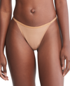 CALVIN KLEIN WOMEN'S IDEAL MICRO STRING THONG UNDERWEAR QD5115