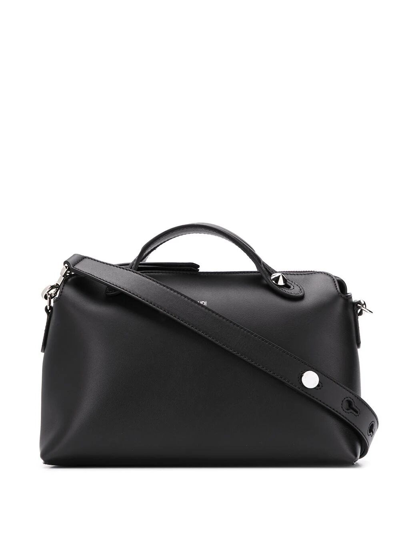 Fendi By The Way Medium Boston Bag In Black