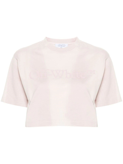 OFF-WHITE CROPPED T-SHIRT