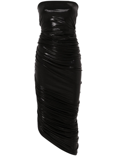 Norma Kamali Diana Midi Dress In Black