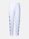 GOLDEN GOOSE WHITE COTTON BLEND TRACK PANTS