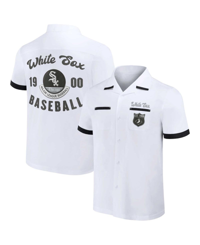 Fanatics Men's Darius Rucker Collection By  White Chicago White Sox Bowling Button-up Shirt