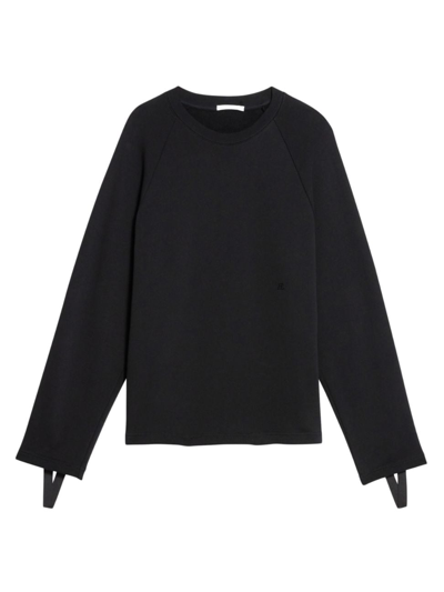 Helmut Lang Men's Cotton Relaxed-fit Sweatshirt In Black