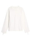 Helmut Lang Women's Logo-embroidered Cotton Sweater In Ivory