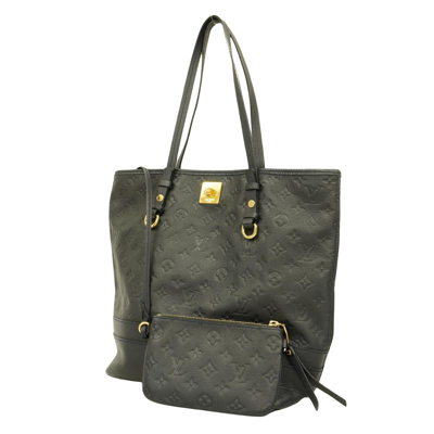 Pre-owned Louis Vuitton Citadine Black Leather Tote Bag ()