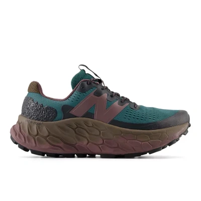 New Balance Blue & Brown Cayl Edition Fresh Foam X More Trail V3 Sneakers In Brown/green