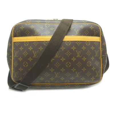 Pre-owned Louis Vuitton Reporter Brown Canvas Shopper Bag ()