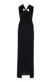 ALTUZARRA MARLENE GATHERED JERSEY MAXI DRESS