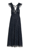 ALTUZARRA ROMY POLKA-DOTTED CHIFFON MAXI DRESS