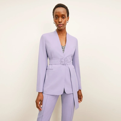 M.m.lafleur The Twidwell Blazer - Origamitech In Light Orchid