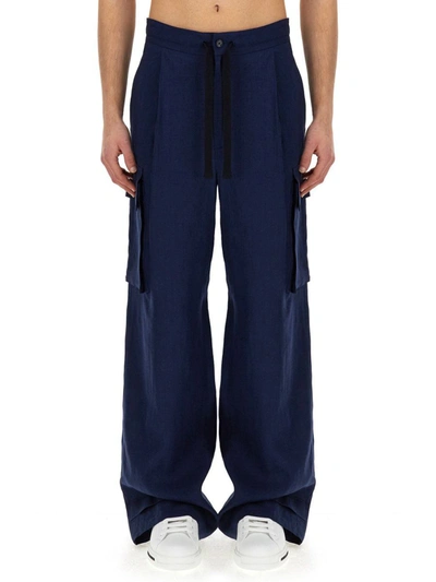 Dolce & Gabbana Jogging Pants In Blue