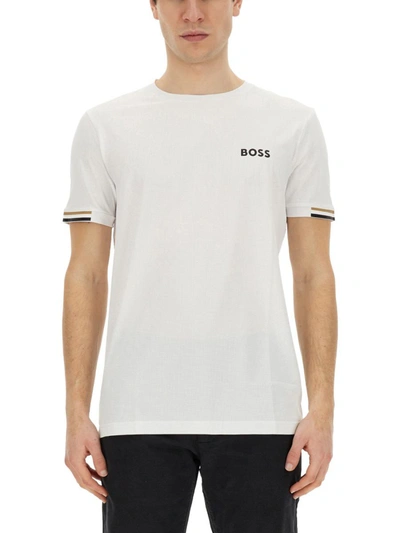 Hugo Boss Boss T-shirt With Logo In White